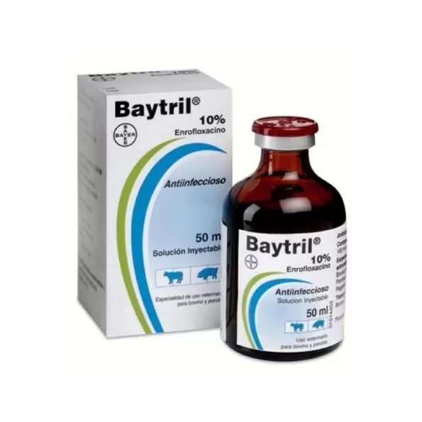 Baytril 10% Injection 50ml حقن بايتريل 10% 50 مل