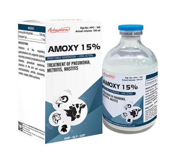 Amoxy 15% Injection 100ml | حقن أمُوكسى 15% 100 مل