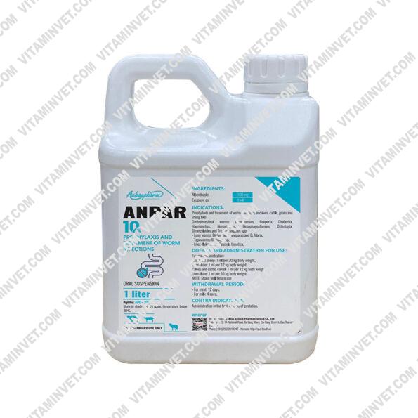 Anpar 10% Albendazole Oral Solution | Deworming |1 liter