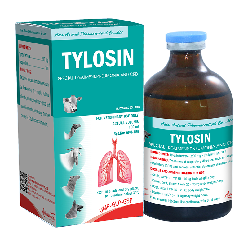 Tylosin Injection | 100ml | حقن تيلوسين | 100 مل