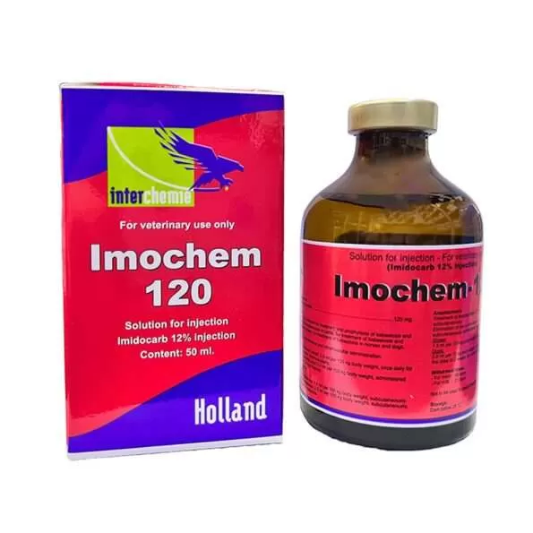 Imochem 120 Injection | 50ml Antiparasitic | إيموشيم 120 حقنة 50 مل مضادة للطفيليات