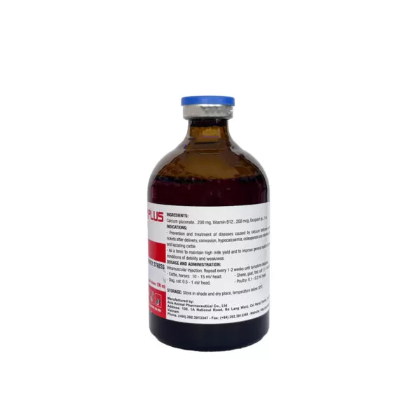 Calcium B12 20% Injection | 100ml حقنة كالسيوم ب12 20% | 100 مل - Image 2