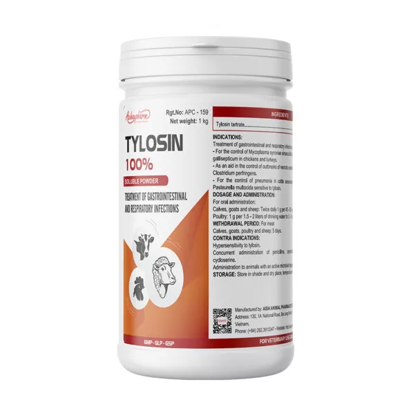 Pure Tylosin 100%  | Tylosin Powder 1KG | Achaupharma تيلوسين نقي 100% | بودرة تيلوسين 1 كجم | أشاو فارما