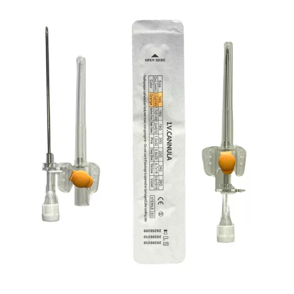 IV Canula Catheter 14G Orange Prost | قنية وريدية 14G برتقالية بروست