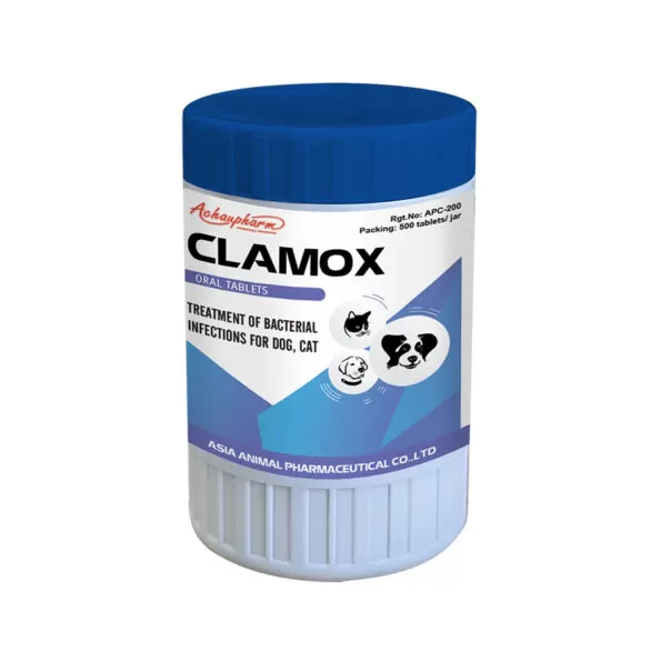 Clamox Amoxicillin Tablets | 500 Pills | Achaupharma كلاموكس أقراص أموكسيسيلين | 500 قرص | أشاو فارما