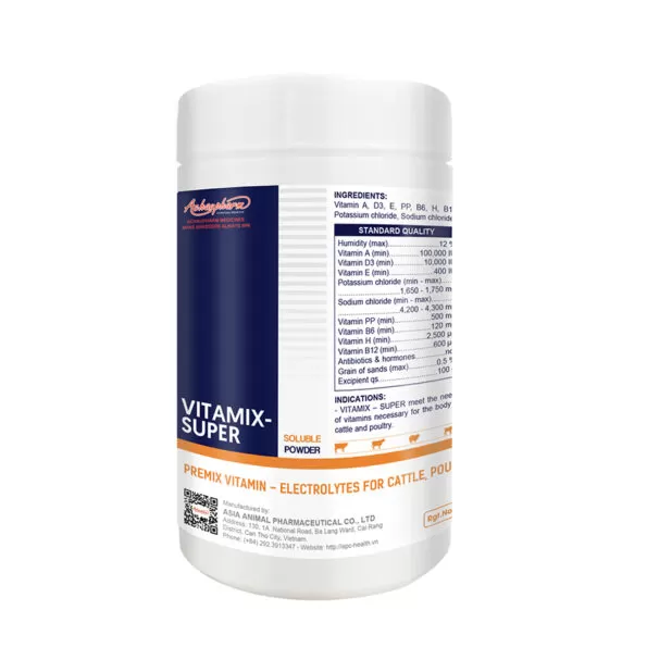 Vitamix Super Multivitamin AD3E Powder | 100 g |  Achaupharma بودرة فيتامينات سوبر متعدد الفيتامينات AD3E فيتامكس | 100 جرام | أشاو فارما